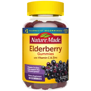 100 mg Elderberry Gummies with Vitamin C & Zinc
