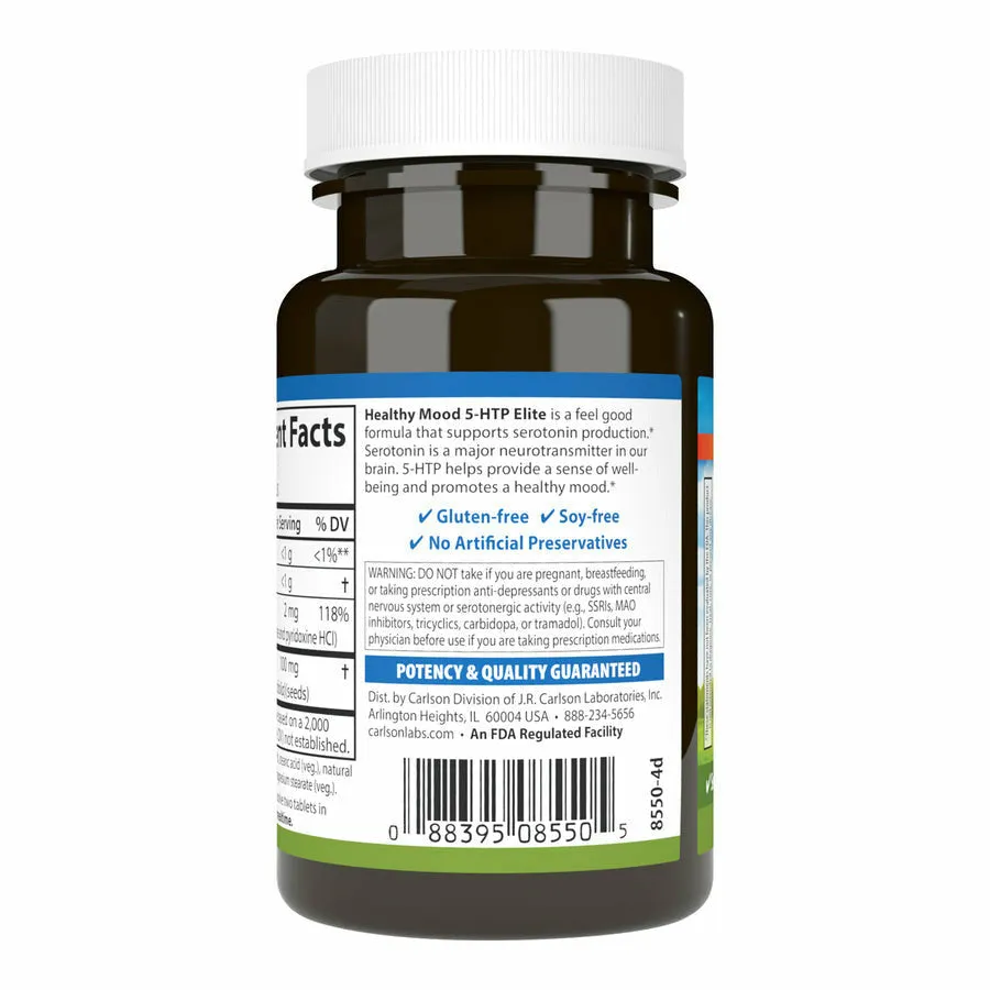 5-HTP Elite 60 tabs by Carlson Labs