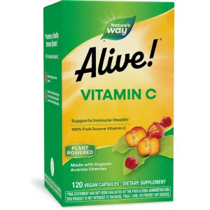 Alive! Vitamin C Organic 120 vcaps by Nature's Way