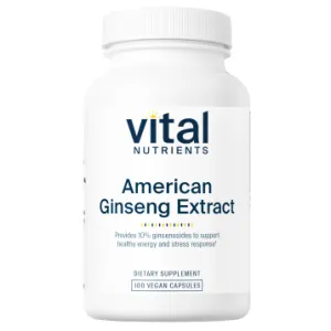 American Ginseng Extract 100 caps by Vital Nutrients
