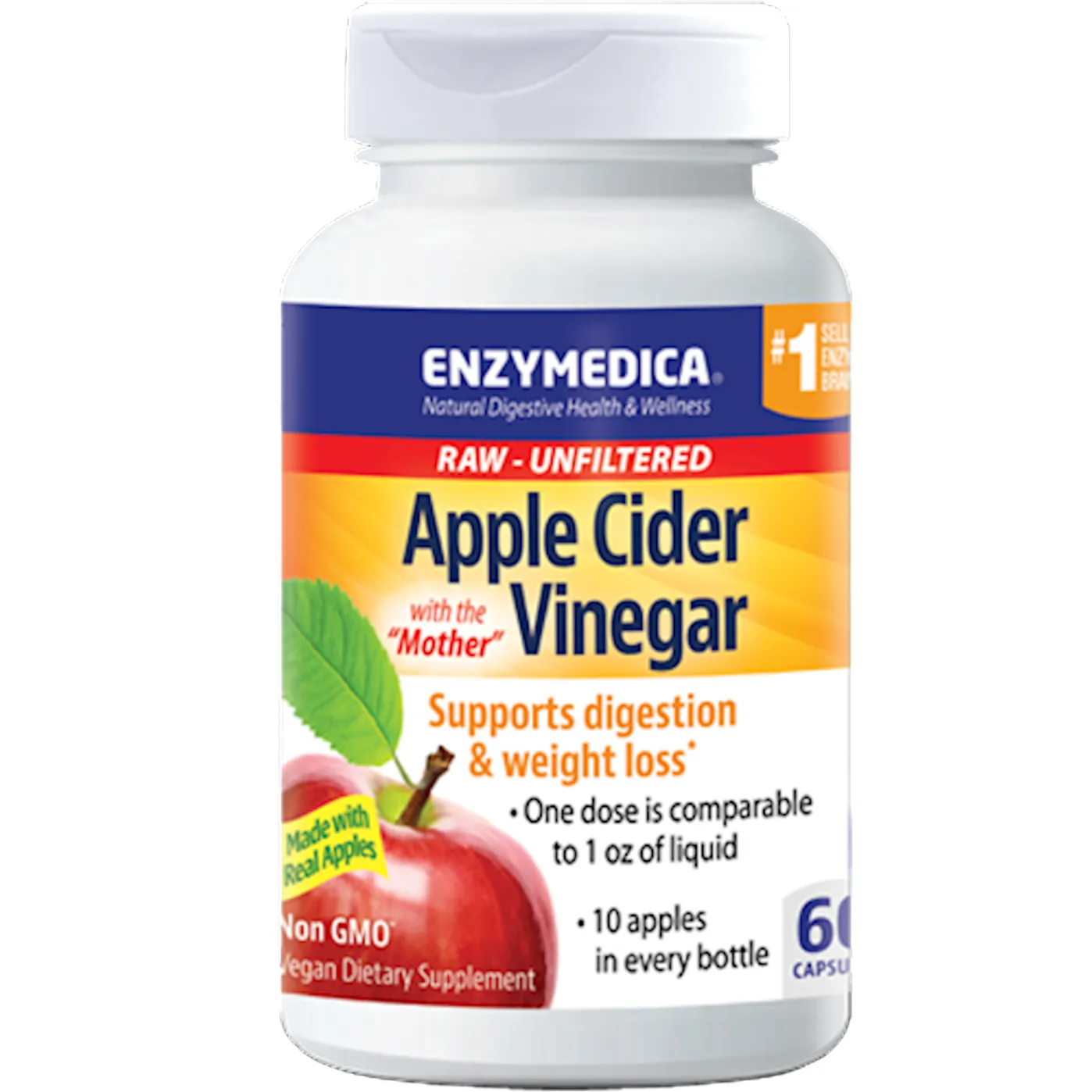 Apple Cider Vinegar by Enzymedica