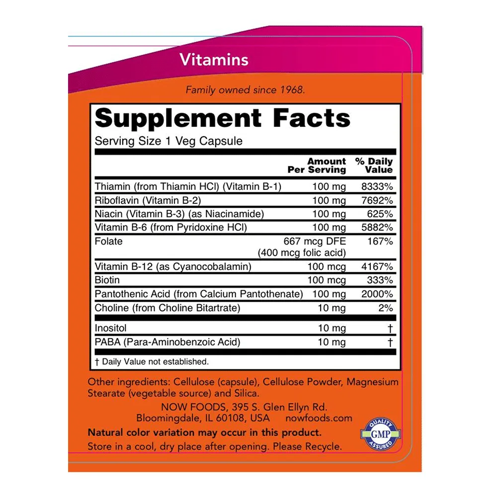 B-100 | Veg Capsule | 100 Count