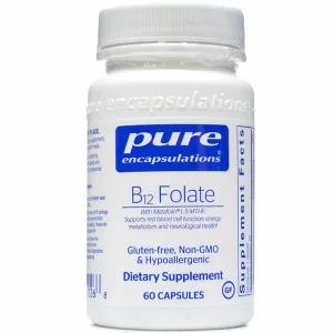 B-12 Folate 60 vcaps by Pure Encapsulations