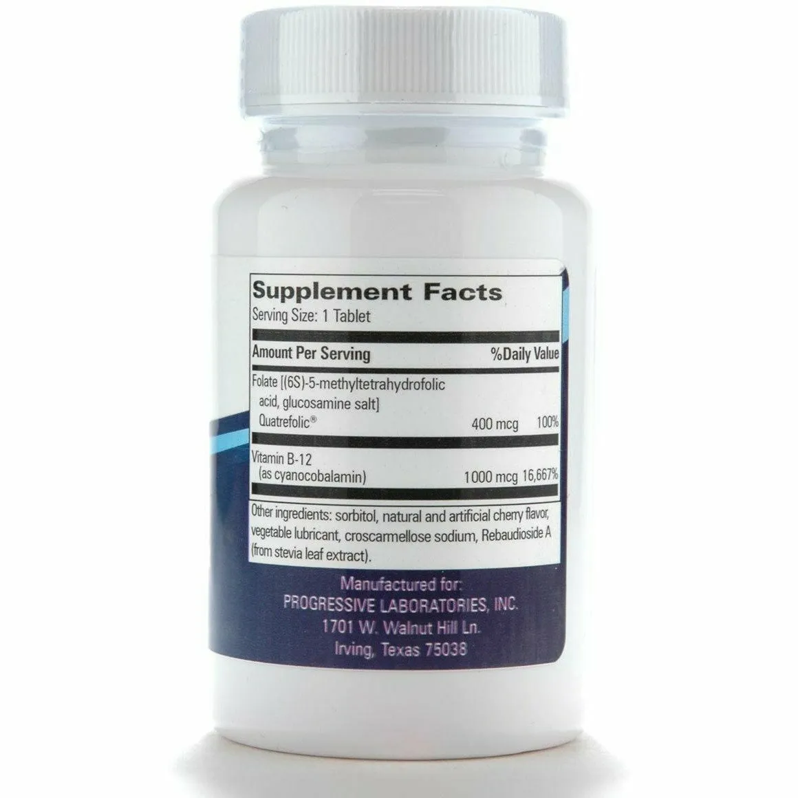 B-12 Lingual 1000 mcg 60 tabs by Progressive Labs