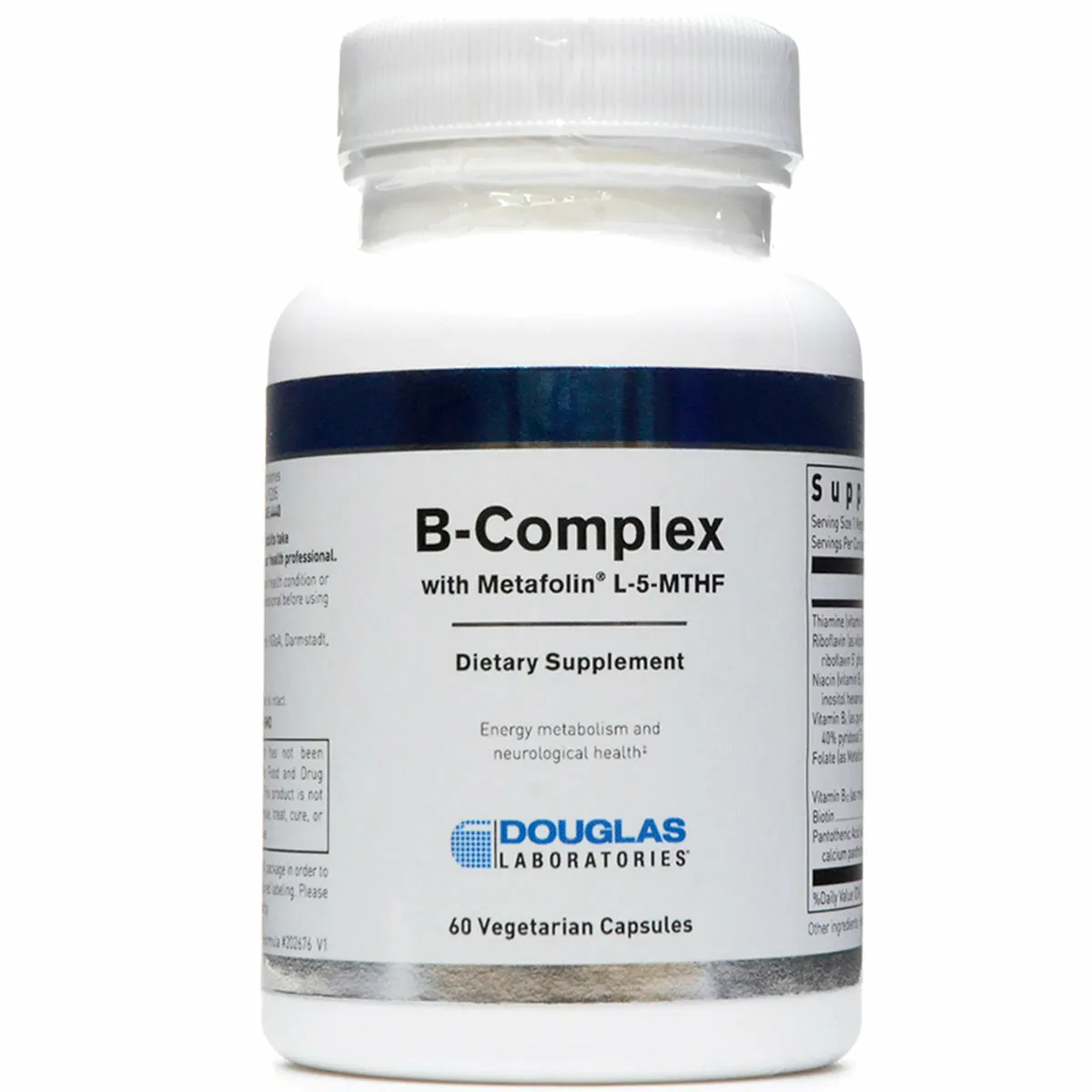 B-Complex with Metafolin 60 vcaps by Douglas Labs