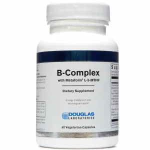 B-Complex with Metafolin 60 vcaps by Douglas Labs