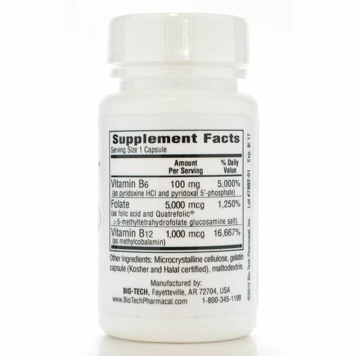 B6-Folic Acid 100 caps by Bio-Tech