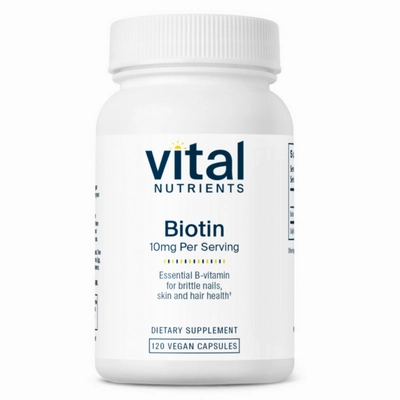 Biotin 10 mg 120 caps by Vital Nutrients