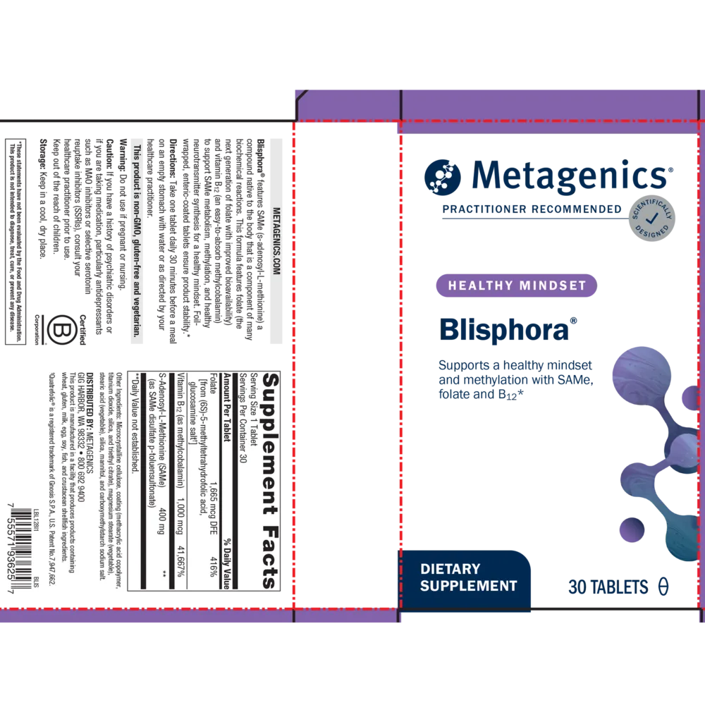 Blisphora 30 Tablets by Metagenics