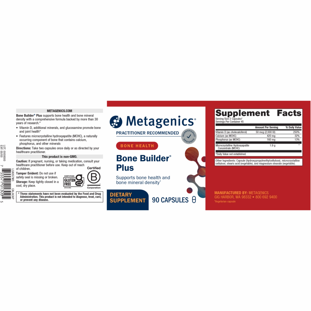 Bone Builder Plus By Metagenics