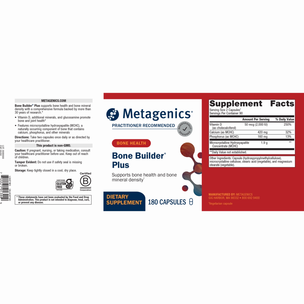 Bone Builder Plus By Metagenics