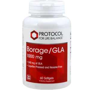 Borage/GLA 1000 mg 60 softgels by Protocol For Life Balance