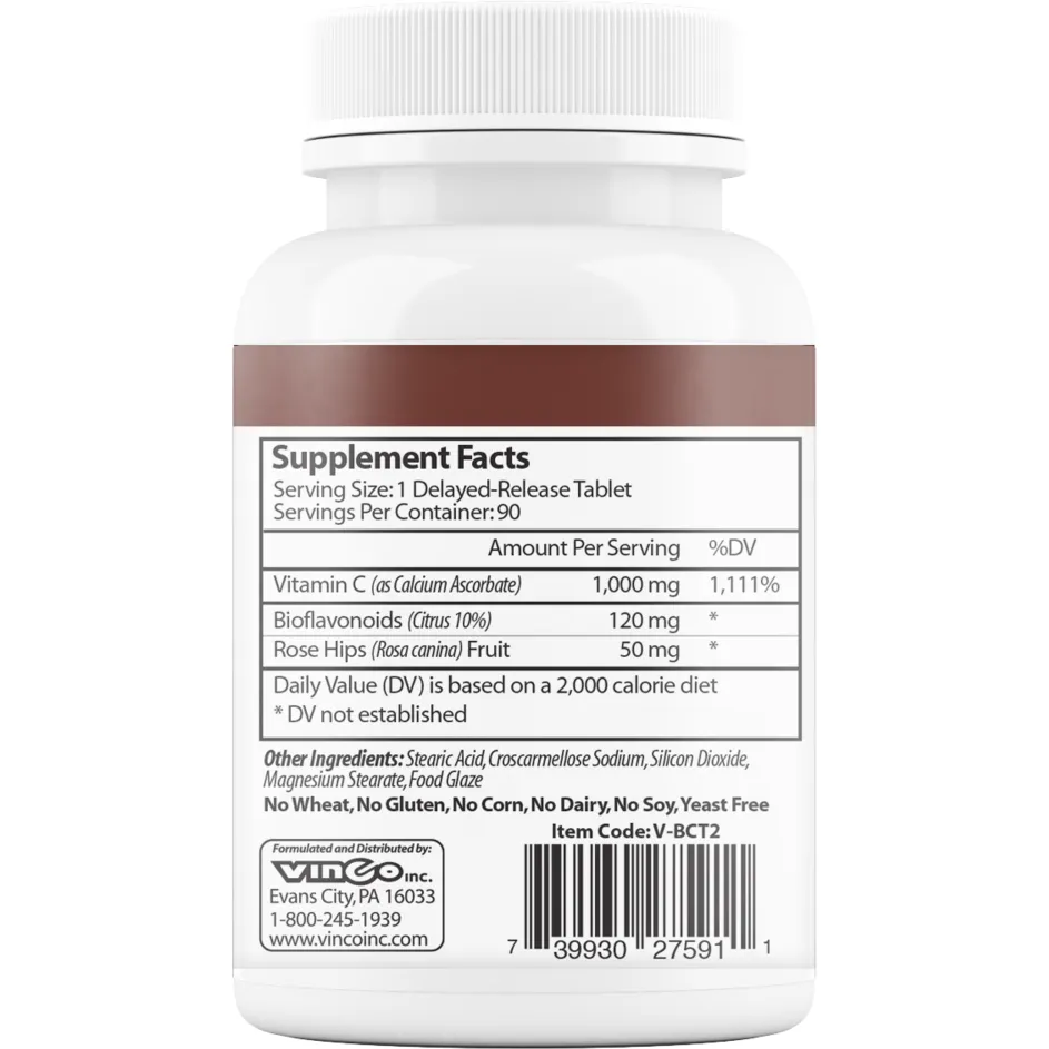 Buffered Vitamin C 1000 90 tabs by Vinco