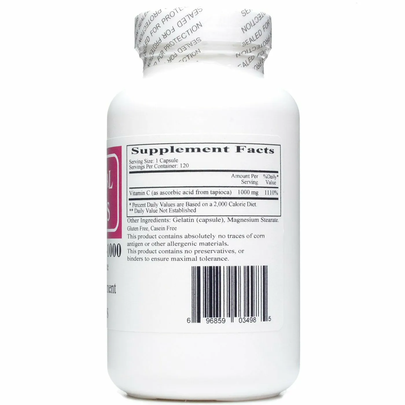 C-1000 1000 mg 120 caps by Ecological Formulas