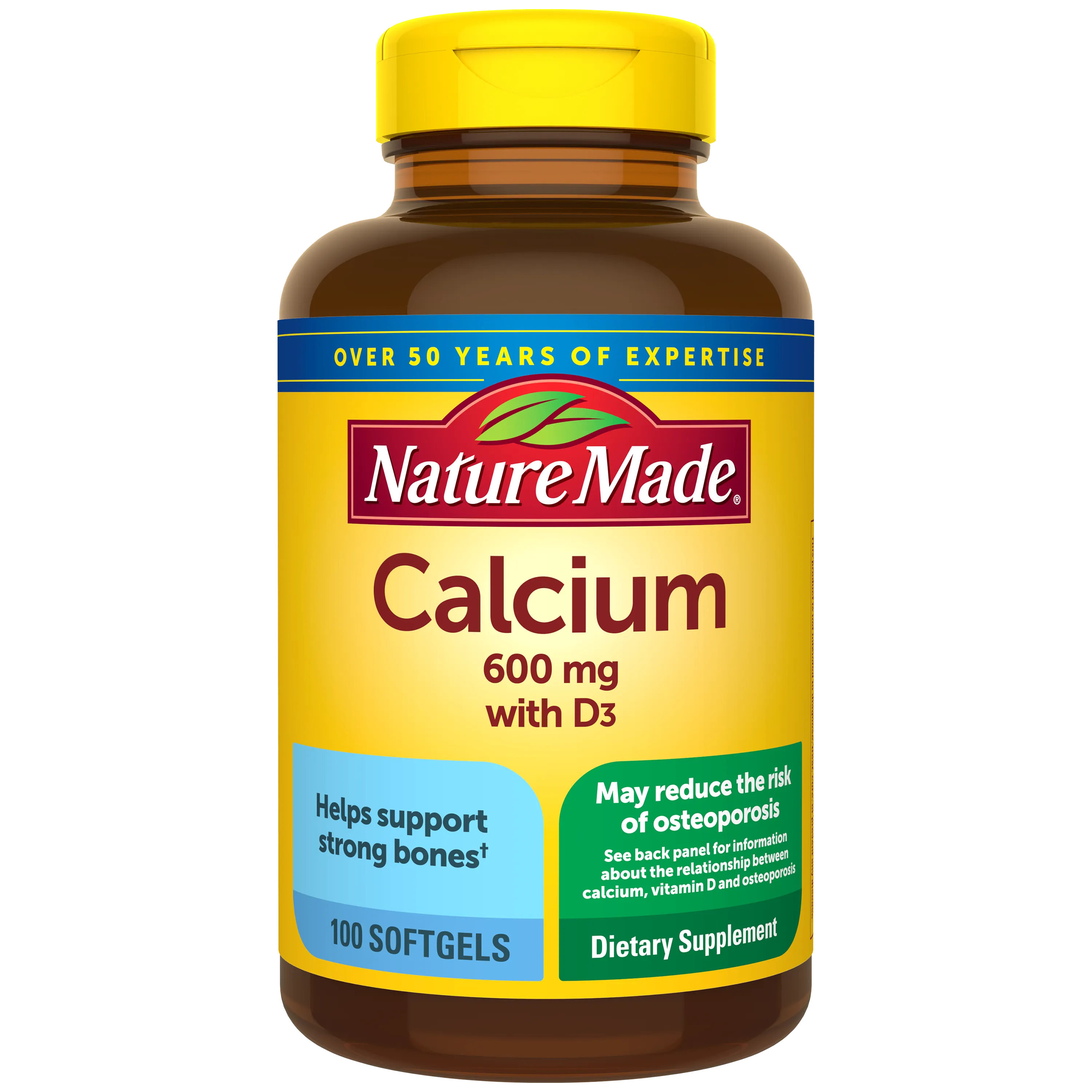 Calcium 600 mg with Vitamin D3 Softgels