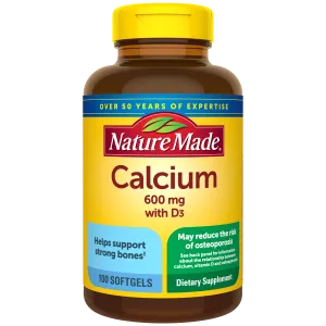 Calcium 600 mg with Vitamin D3 Softgels