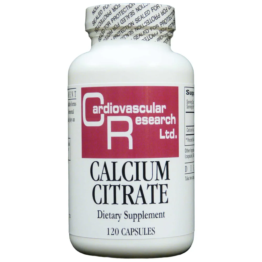 Calcium Citrate 165 mg 120 Capsules by Ecological Formulas