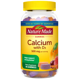 Calcium Gummies 500 mg per serving with Vitamin D3