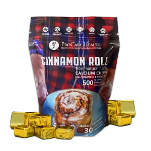 Calcium Soft Chew | Cinnamon Roll