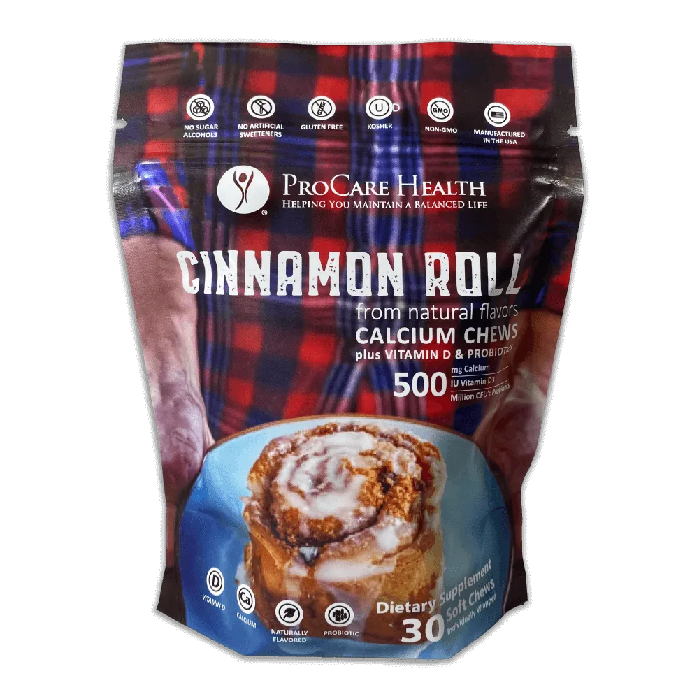 Calcium Soft Chew | Cinnamon Roll