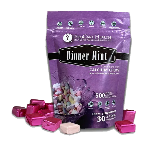 Calcium Soft Chew | Dinner Mint