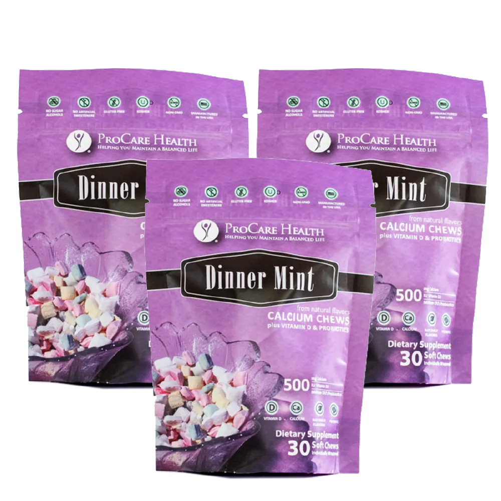 Calcium Soft Chew | Dinner Mint