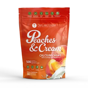Calcium Soft Chew | Peaches & Cream