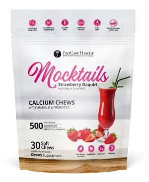 Calcium Soft Chew | Strawberry Daquiri