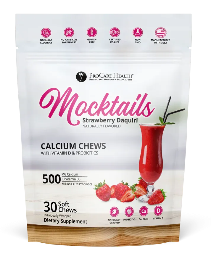 Calcium Soft Chew | Strawberry Daquiri