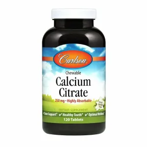 Chewable Calcium 250 mg 120 tabs by Carlson Labs