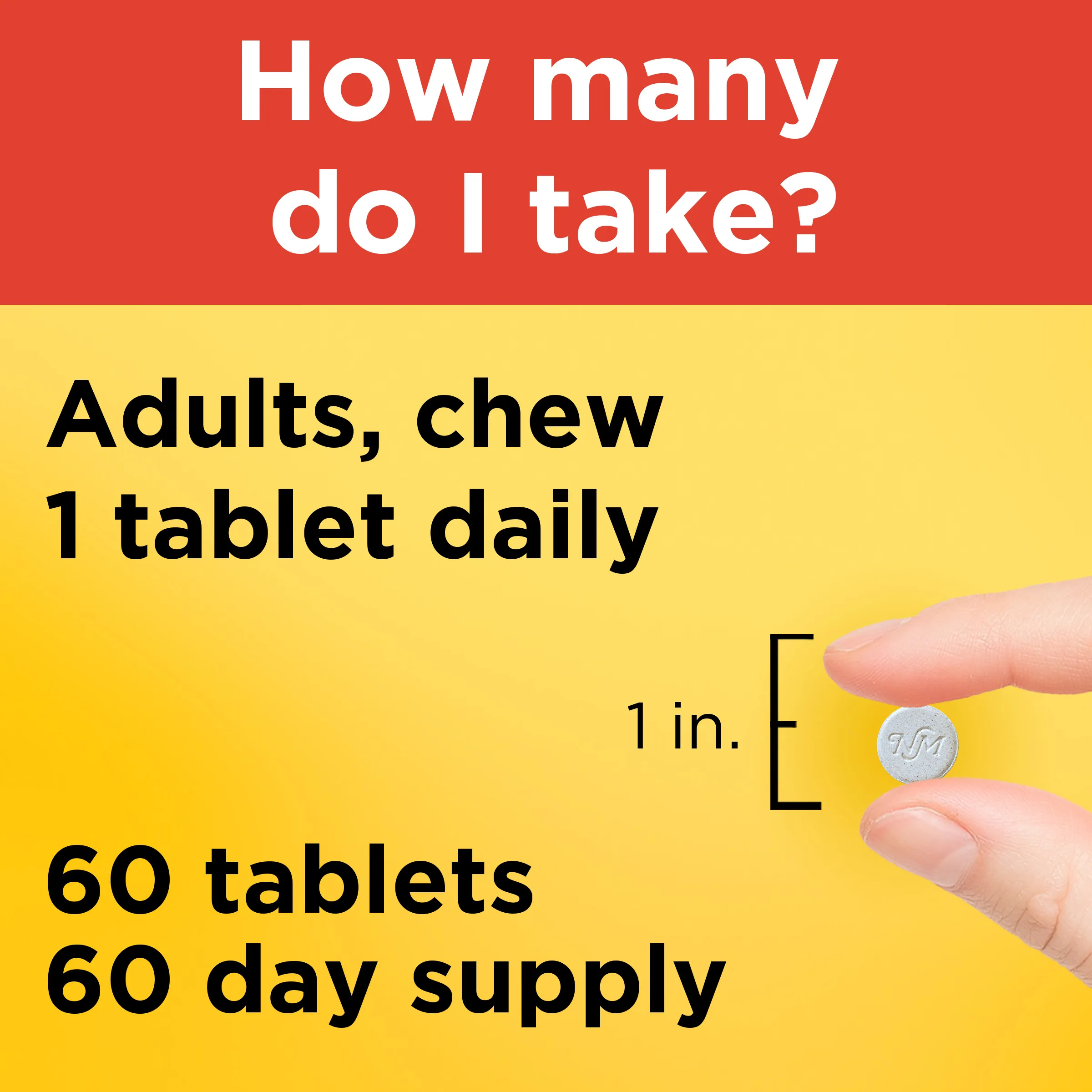 Chewable Vitamin C 500 mg Tablets