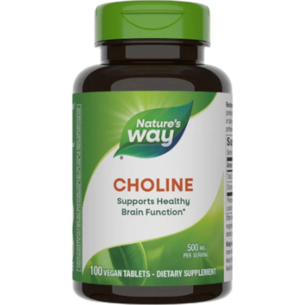 Choline 500 mg 100 tabs by Nature's Way