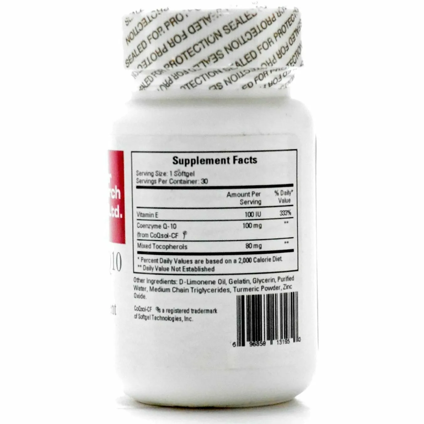 CoEnzyme Q10 100 mg 30 gels by Ecological Formulas
