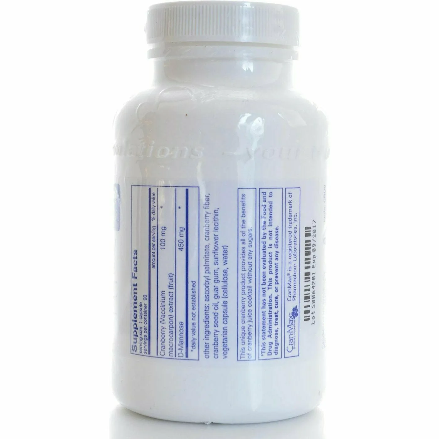 Cranberry/d-Mannose by Pure Encapsulations