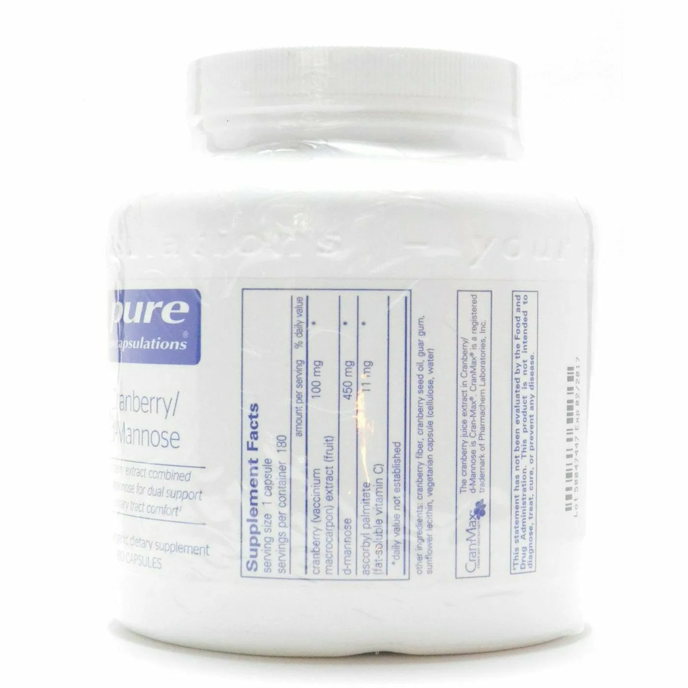 Cranberry/d-Mannose by Pure Encapsulations