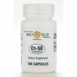 D3-50 50.000 IU 100 caps by Bio-Tech