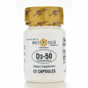 D3-50 50.000 IU 12 caps by Bio-Tech