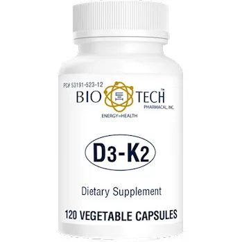 D3-K2 120 vegcaps by Bio-Tech