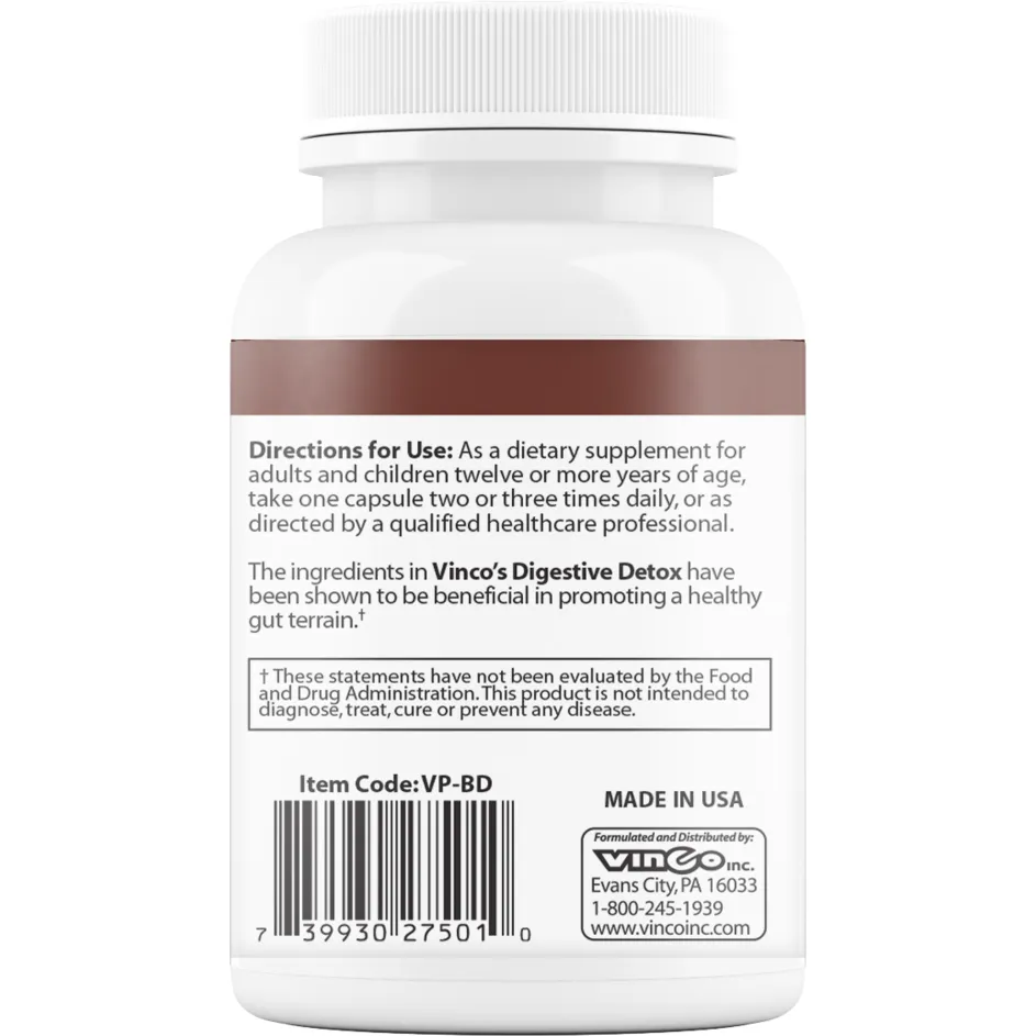 Digest Detox 60 caps by Vinco