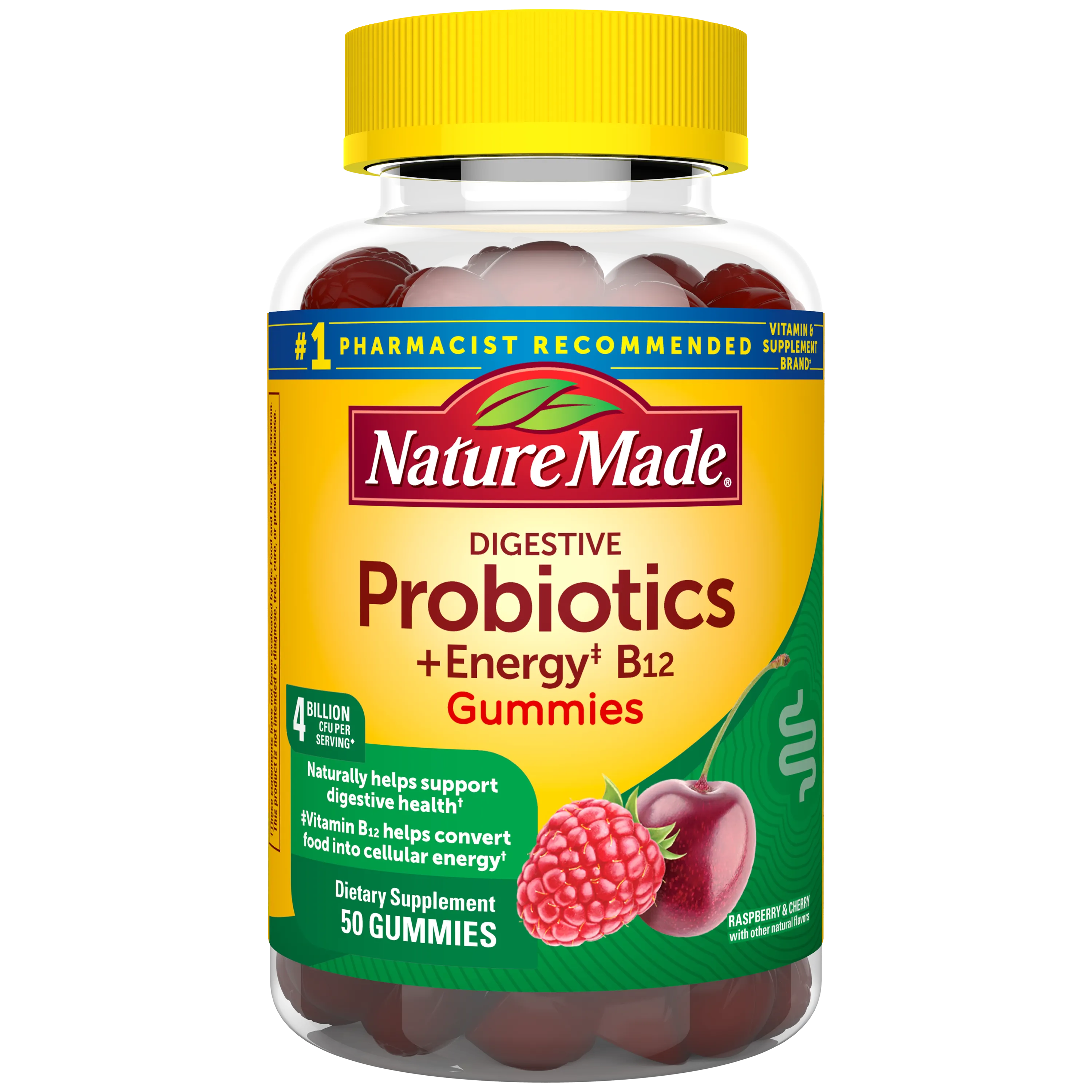 Digestive Probiotics and Energy B12 Gummies