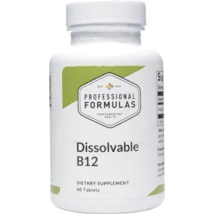 Dissolvable B12 60 tabs by Professional Formulas