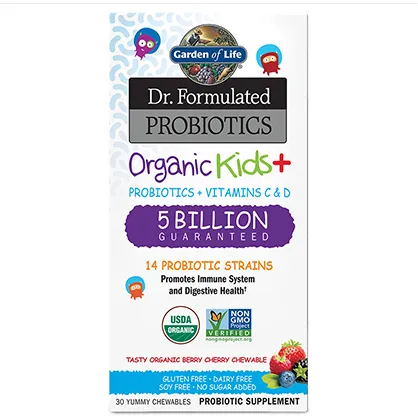 Dr Formulated Organic Kids  30 chews by Garden Of Life