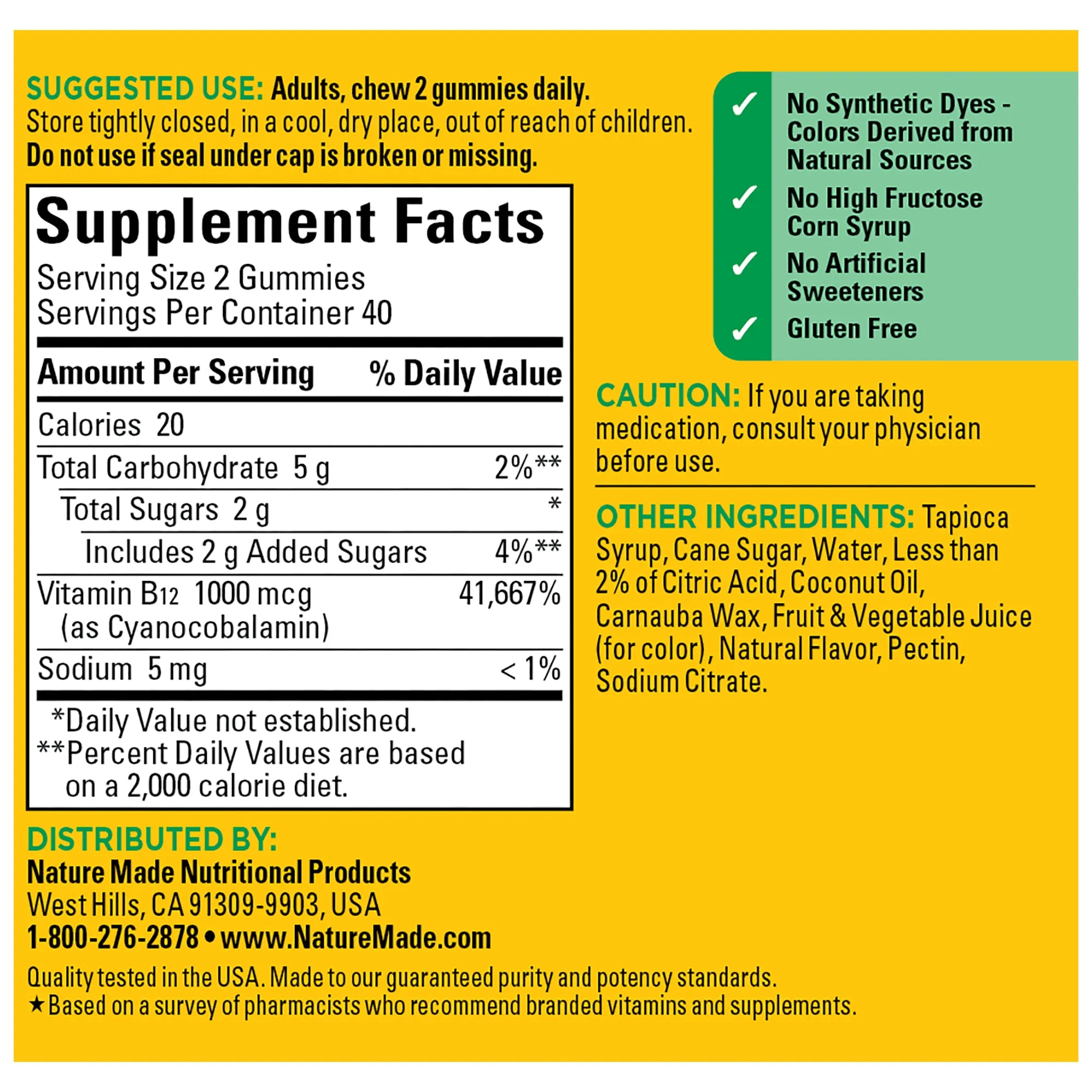 Energy B12 1000 mcg Gummies