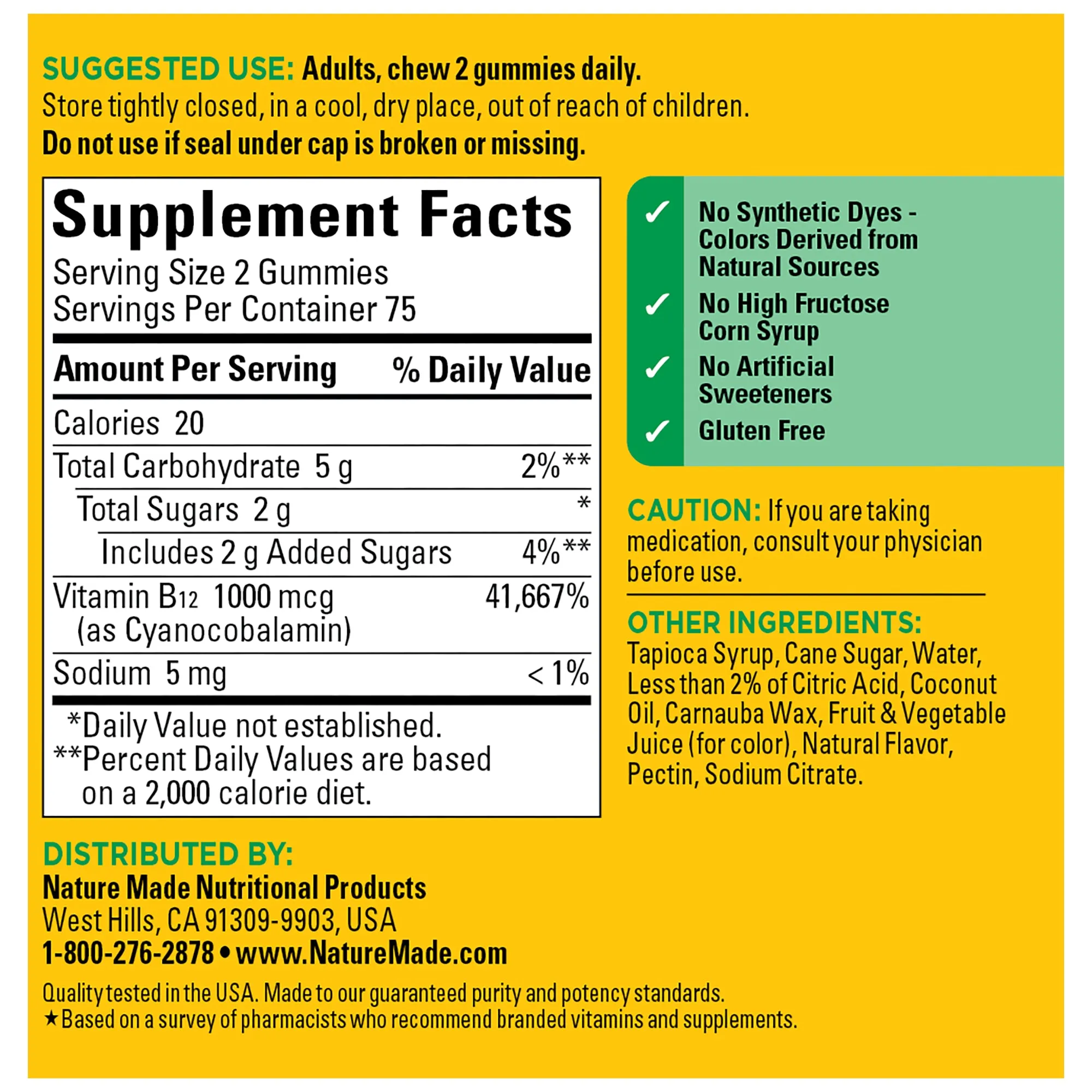 Energy B12 1000 mcg Gummies
