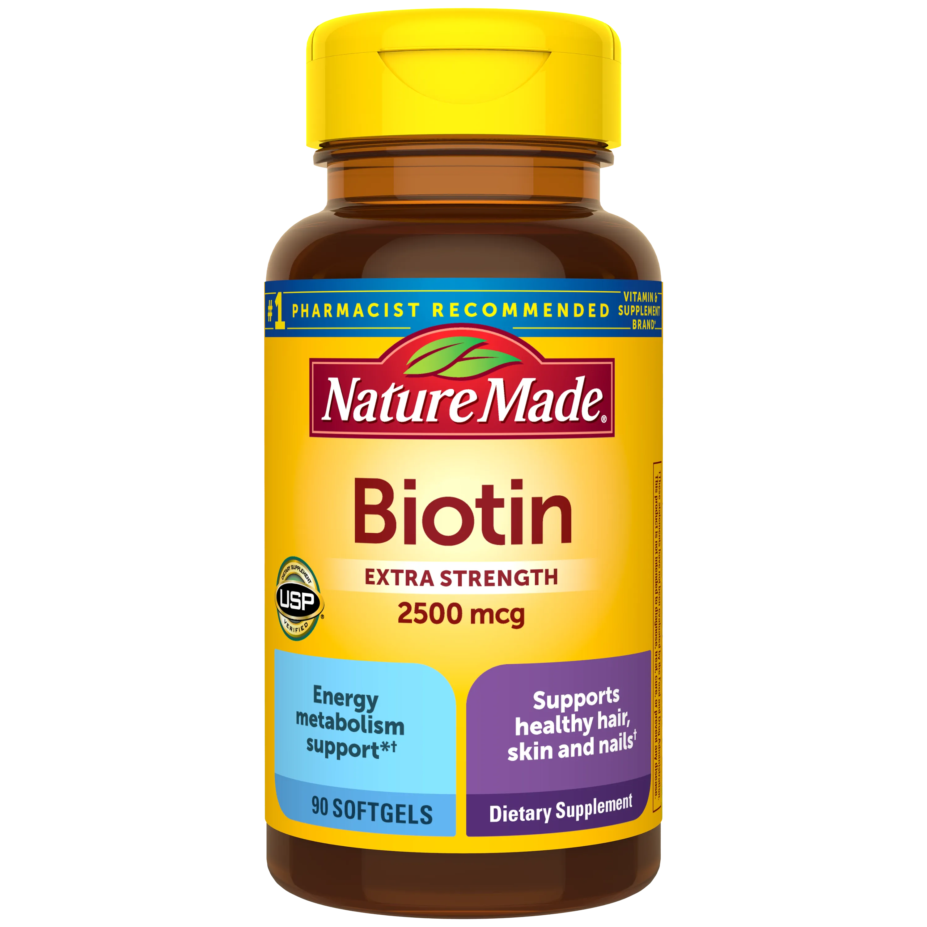 Extra Strength Biotin 2500 mcg Softgels