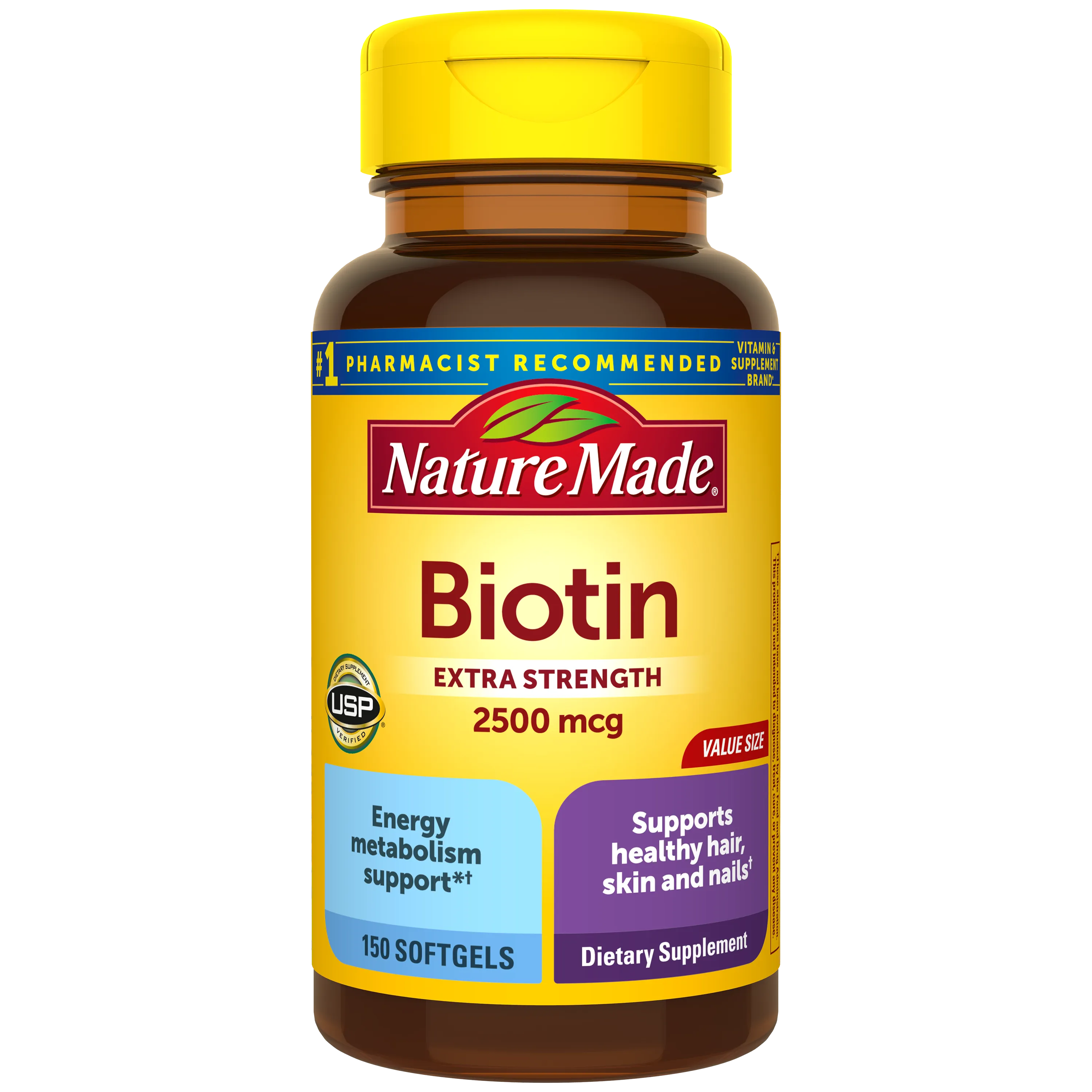 Extra Strength Biotin 2500 mcg Softgels