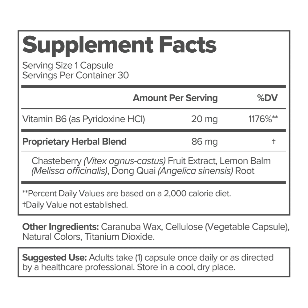 FLO - PMS Vitamin Capsules