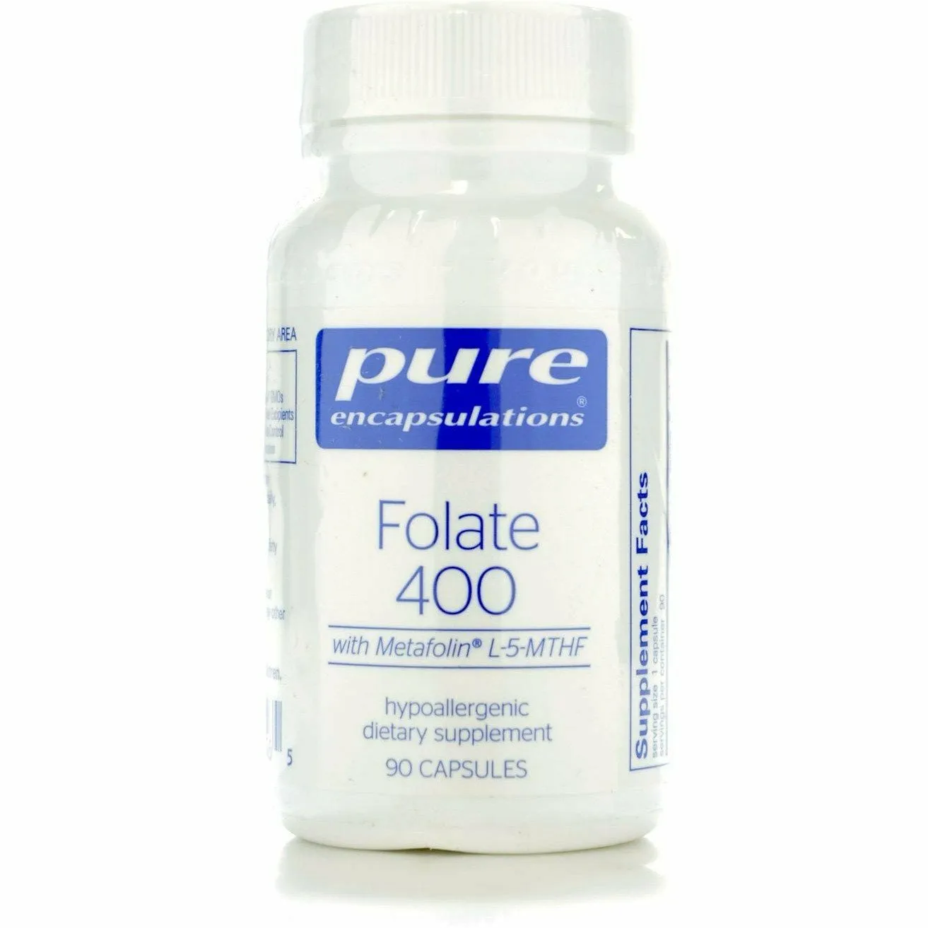 Folate 400 mcg 90 vcaps by Pure Encapsulations