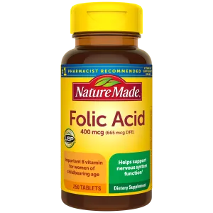 Folic Acid 400 mcg Tablets