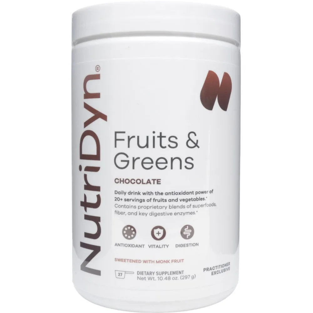 Fruits & Greens Chocolate With Monk Fruit by Nutri-Dyn